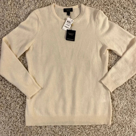 Charter club luxury cashmere sweater size L NWT - Picture 1 of 4